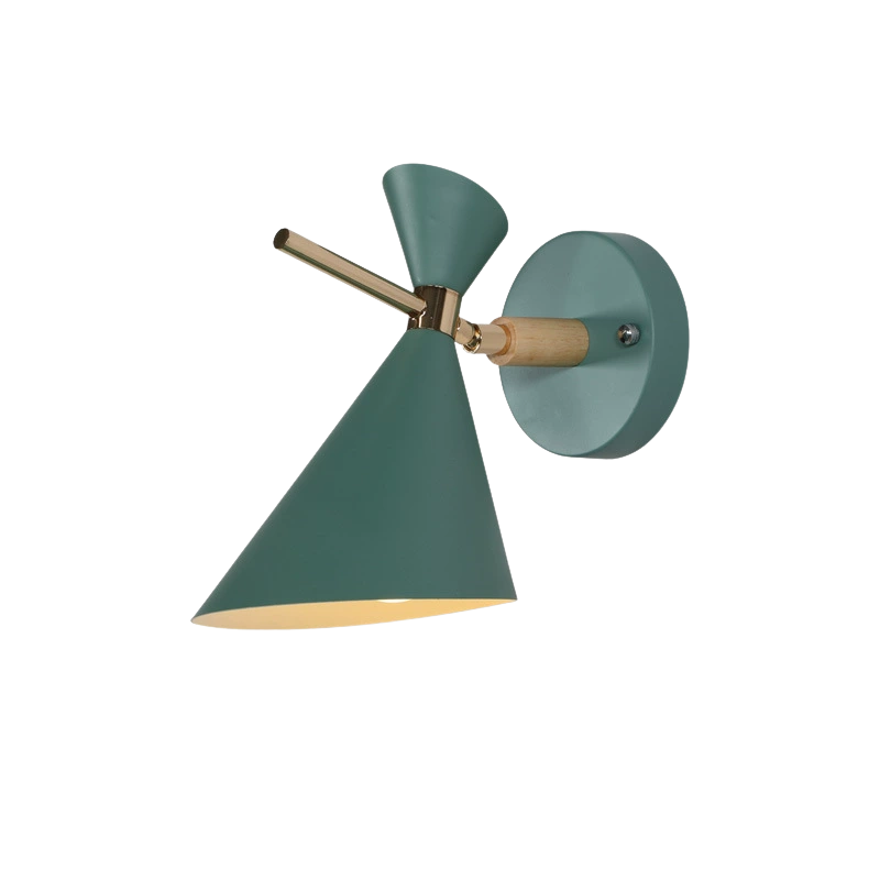 Elegante Wandleuchte mit Hornförmigem Schirm – Stilvolle Wandlampe für Gemütliche Räume