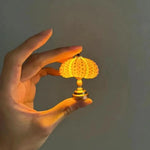 Elegante Nachttischlampe im Seeigel-Design