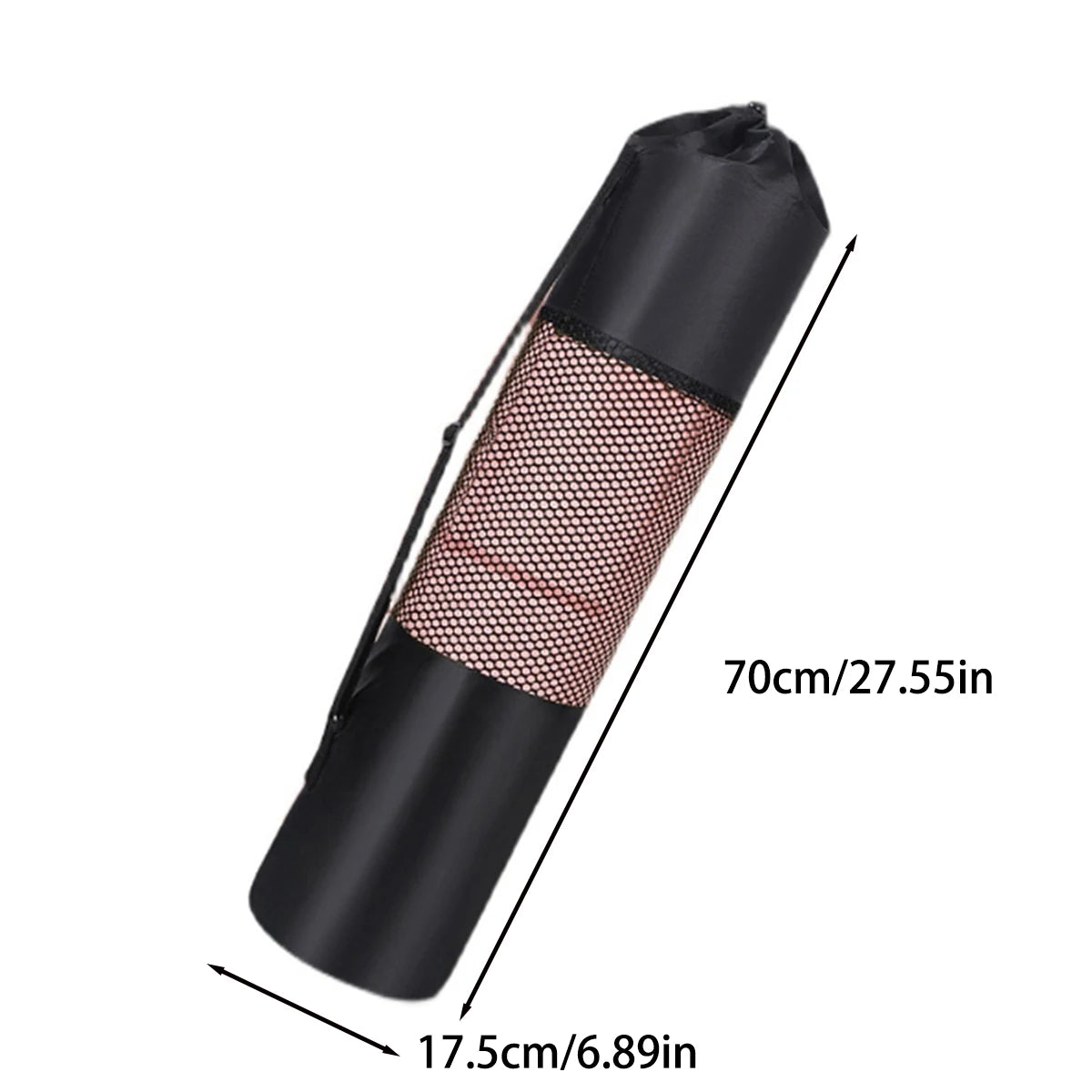 Yoga Mat Carry Bag for Active Lifestyles | Black | Breathable