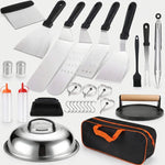 29-Piece Professional Grilling Tool Set for Outdoor BBQs