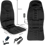 Entspannende Massageauflage mit Wärmefunktion für Zuhause und Auto