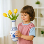 Elegante 3D Puzzle Blumentopf – Für frische Blumen geeignet