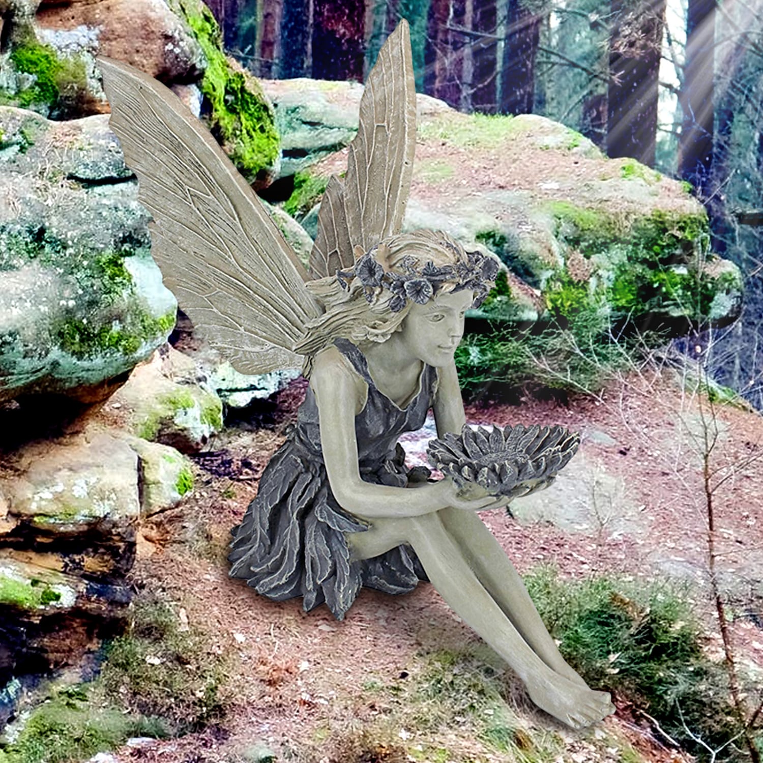 Zauberhafte Gartenelfenstatue für Ihr Zuhause