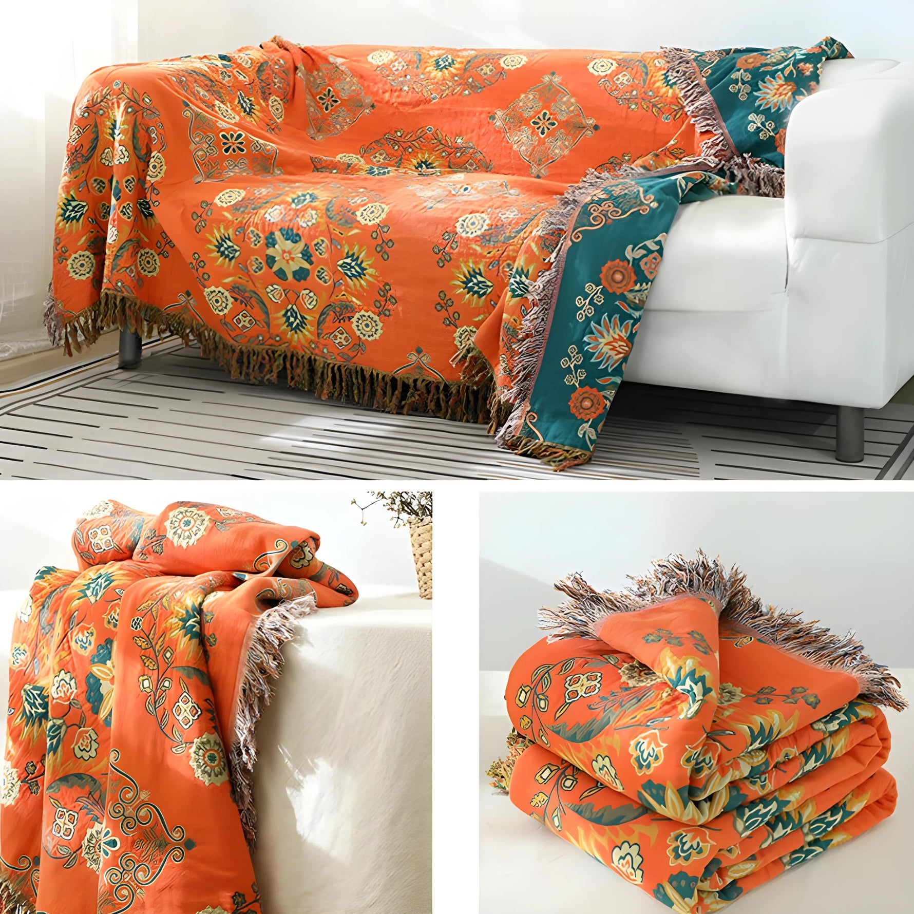 Luxurious Cotton Blanket for Stylish Comfort