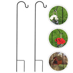 Elegant Garden Hook Made of Robust Metal | 76 cm | Black
