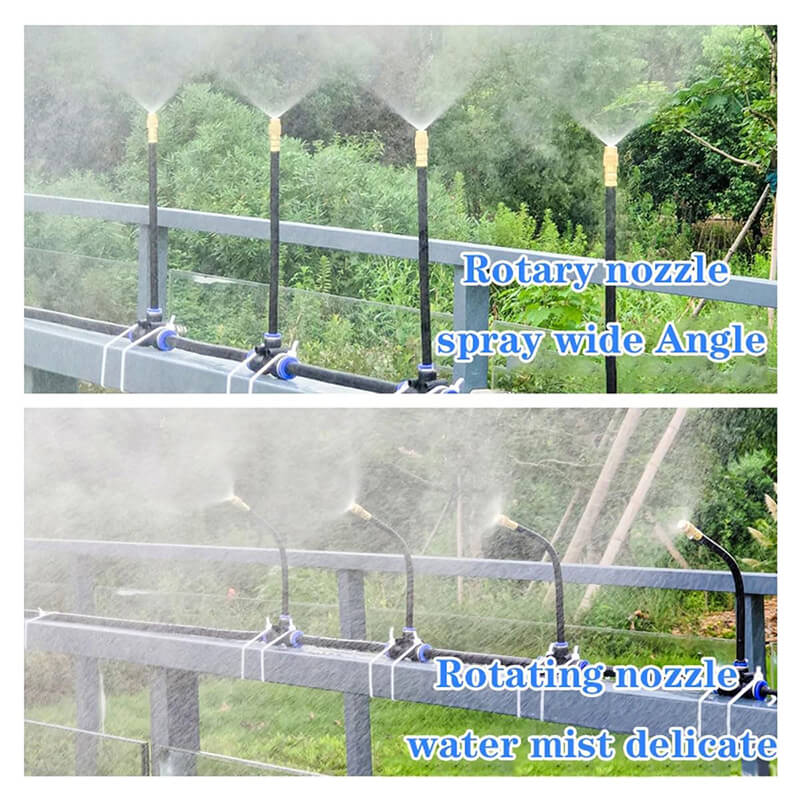 Effizientes Tropfbewässerungssystem mit flexiblen Schläuchen – 8 mm