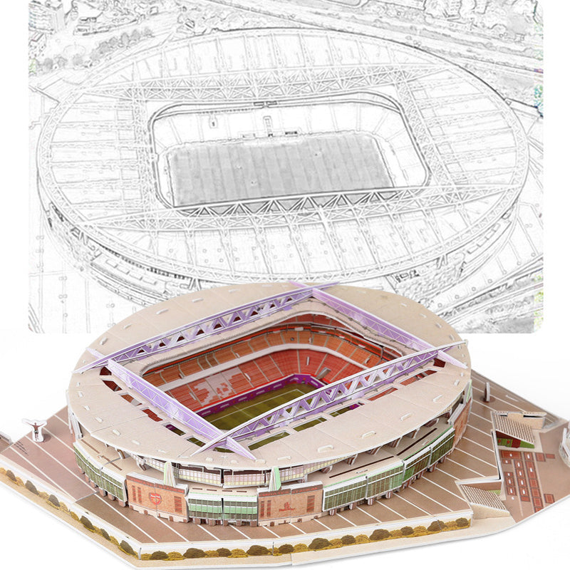 Fussballstadion 3D Puzzle: Ein Muss für Sammler