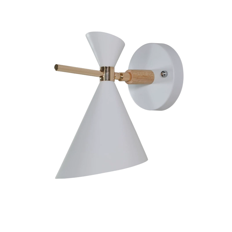 Elegante Wandleuchte mit Hornförmigem Schirm – Stilvolle Wandlampe für Gemütliche Räume