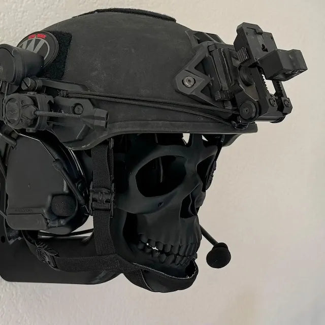 3D Schädelhelm Präsentationsständer
