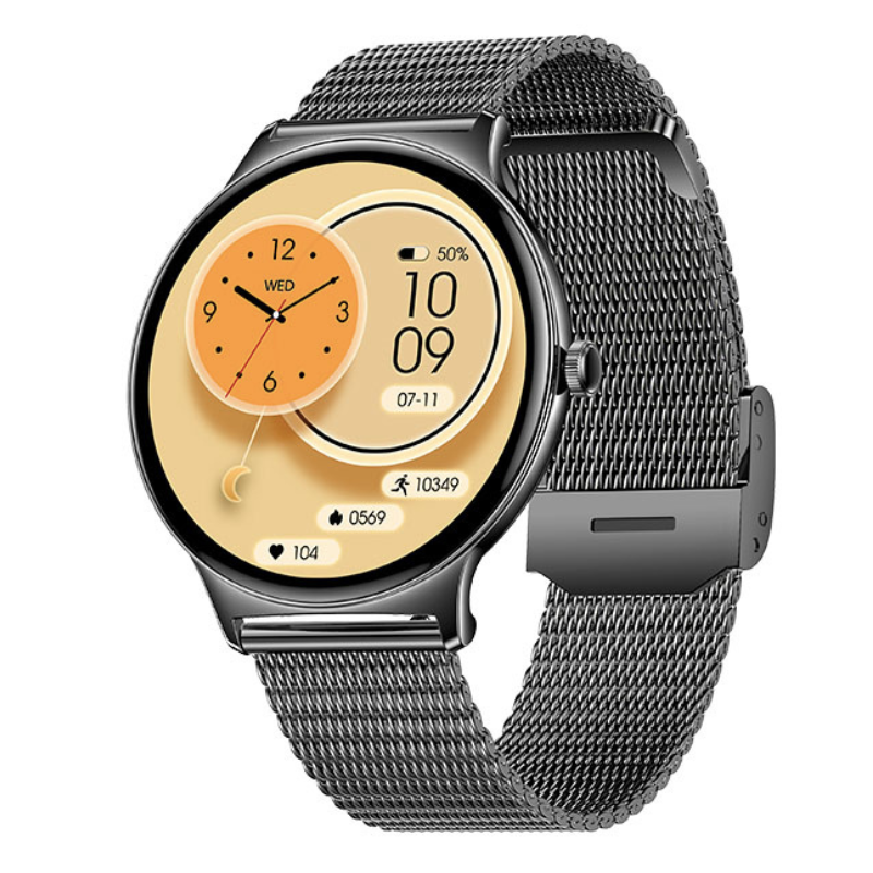 SlimFit Smartwatch – Ultra-dünn, Gesundheitsüberwachung & AMOLED-Display