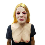 Gruseliger Halloween-Latexmaske für schaurige Kostüme