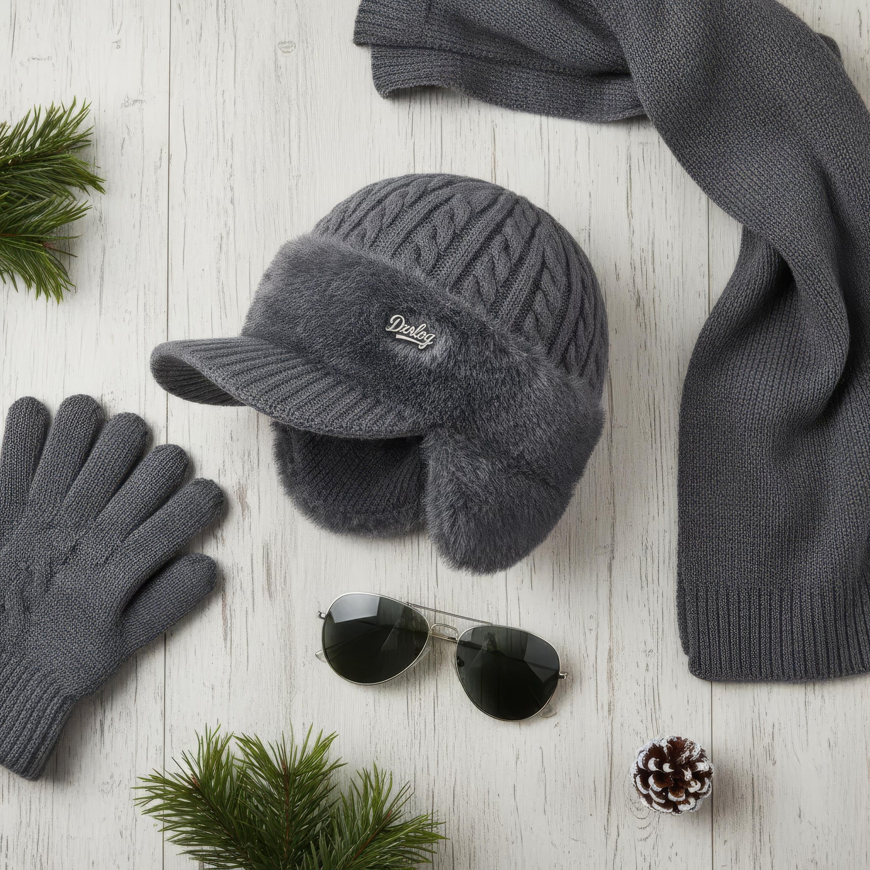 Elegant women's winter hat with a cozy lining for cold days