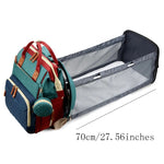 Baby Rucksack mit Wickelbett-Funktion – 2-in-1 Design