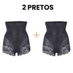Stylish slim-fit shorts with body-shaping effect