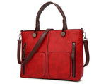 Vintage Handtasche mit doppelter Fronttasche