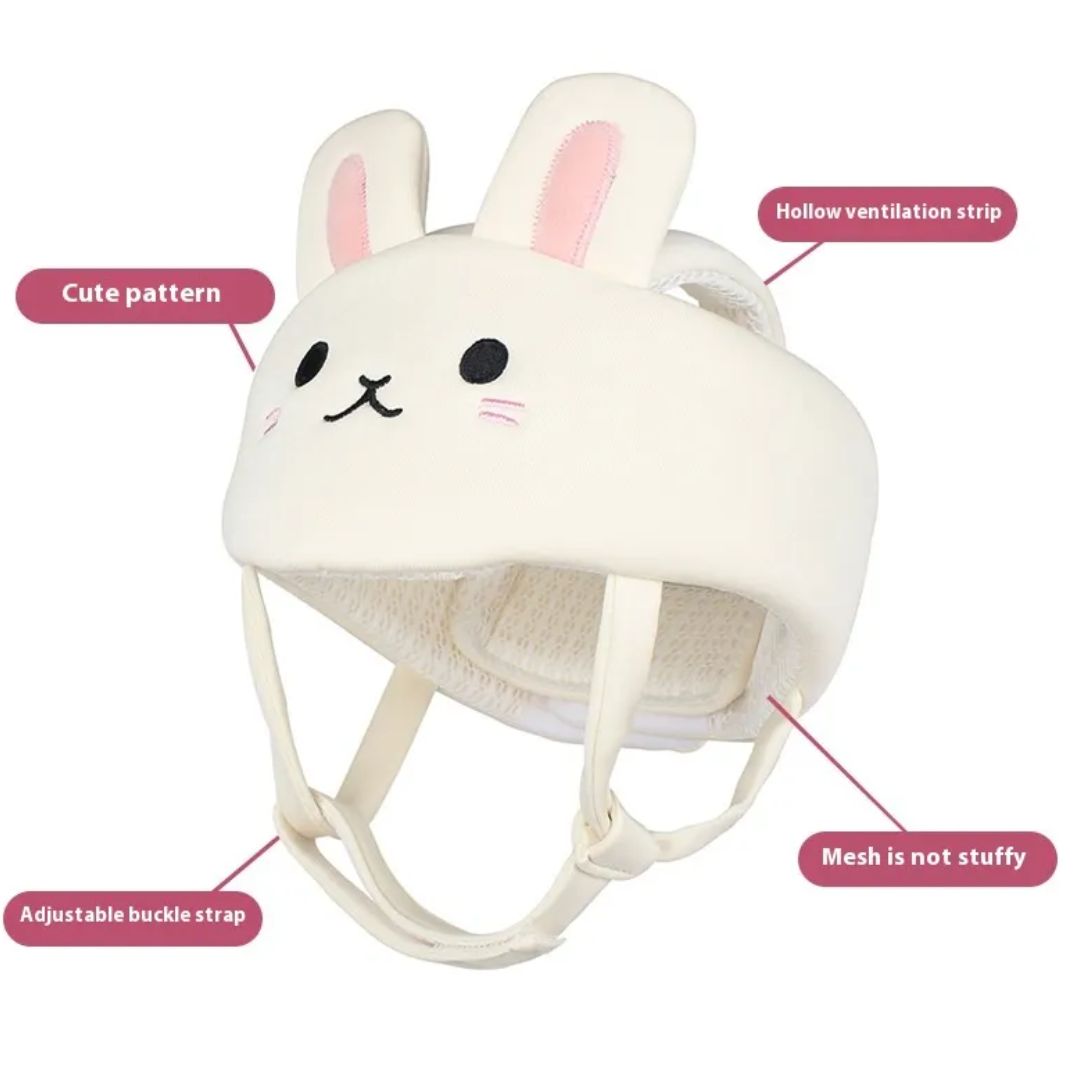 Kopfschutz für Kleinkinder – Tiermotiv Babyhelm mit weicher Polsterung