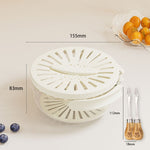 2-in-1 Drainer and Storage Basket – Easy Washing & Storing of Fruits and Vegetables