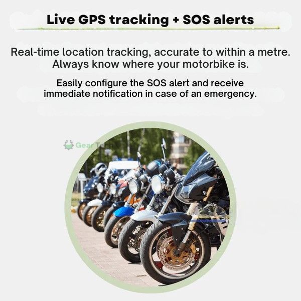 Sicherheits-GPS für Motorräder | Wasserdicht, Magnetisch & Gebührenfrei