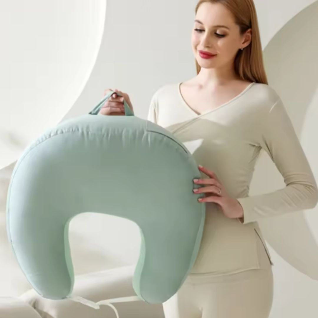 Ergonomisches Stillkissen mit Rückenstütze für bequemes Füttern
