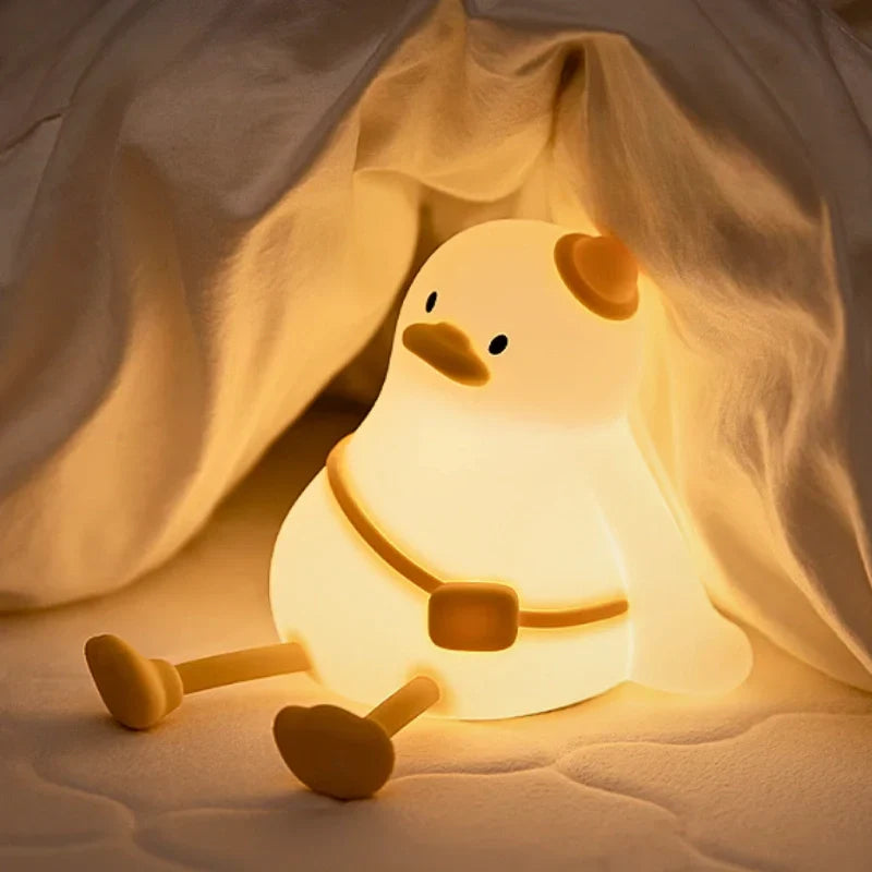 Playful Night Lamp for Children – Rechargeable Silicone Lamp with Colour Change