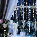 Kristall Weihnachtsdekoration in Schneeflockenform
