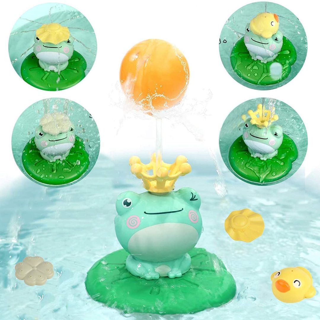 Plüschige Frosch-Badespielzeuge für Kinder