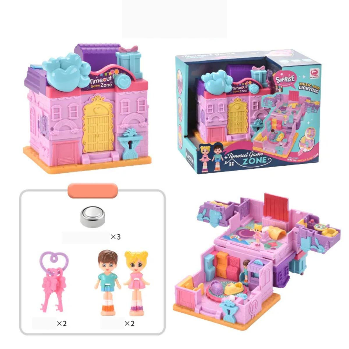 Kreatives Mini-Haus für Entdeckungsspaß im Spiel