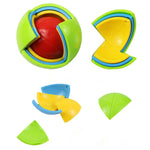 Buntes 3D Puzzle mit Ballspiel – Kreativität und Problemlösungsfähigkeiten für Kinder fördern