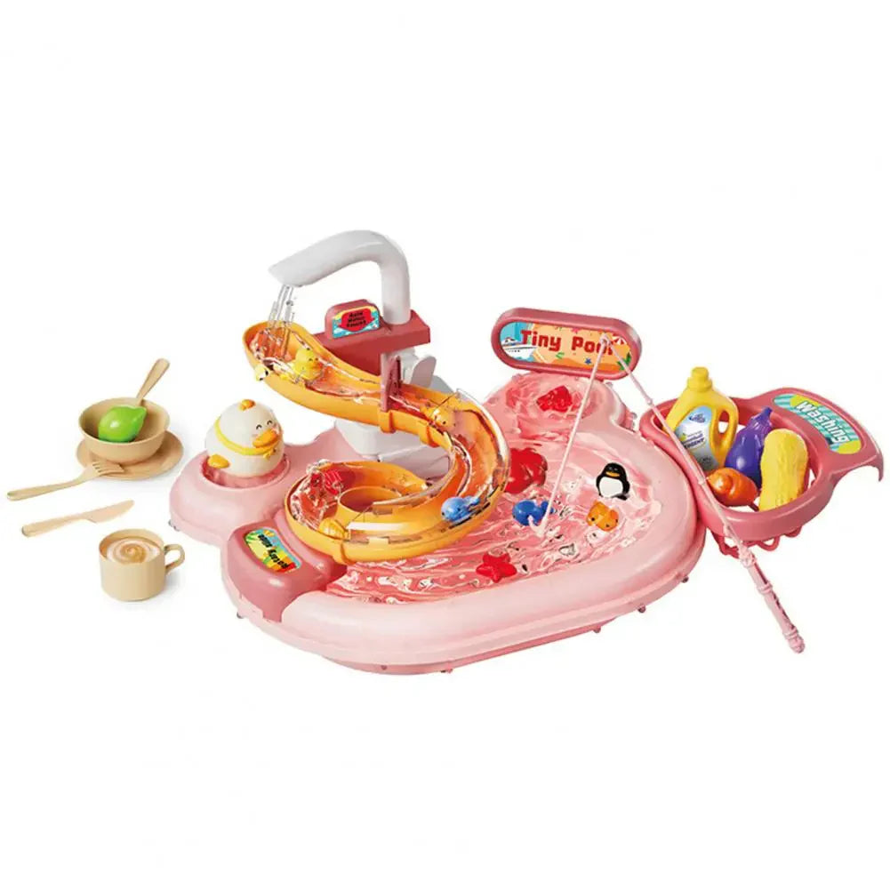 Spielküche mit Angelset – Interaktives Wasserspielzeug für Kinder