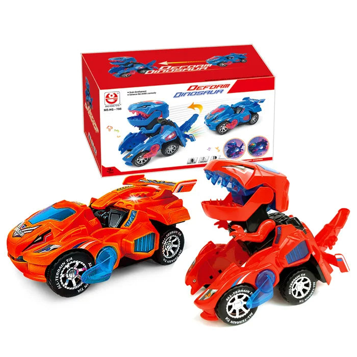 Transformationsspielzeug Dino-Auto mit Licht und Geräuschen