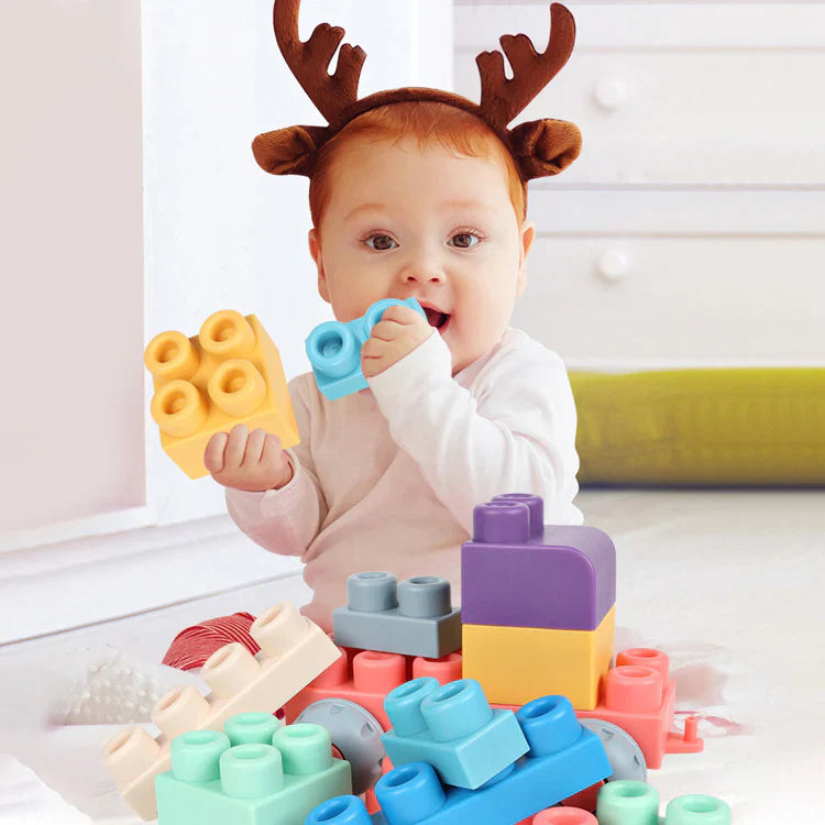 Bunte, weiche Bausteine für kreatives Spielen von Kindern