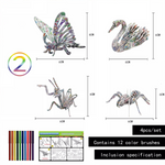 3D-Puzzle zur Selbstgestaltung - Skulpturen-Set (2+1 Gratis)