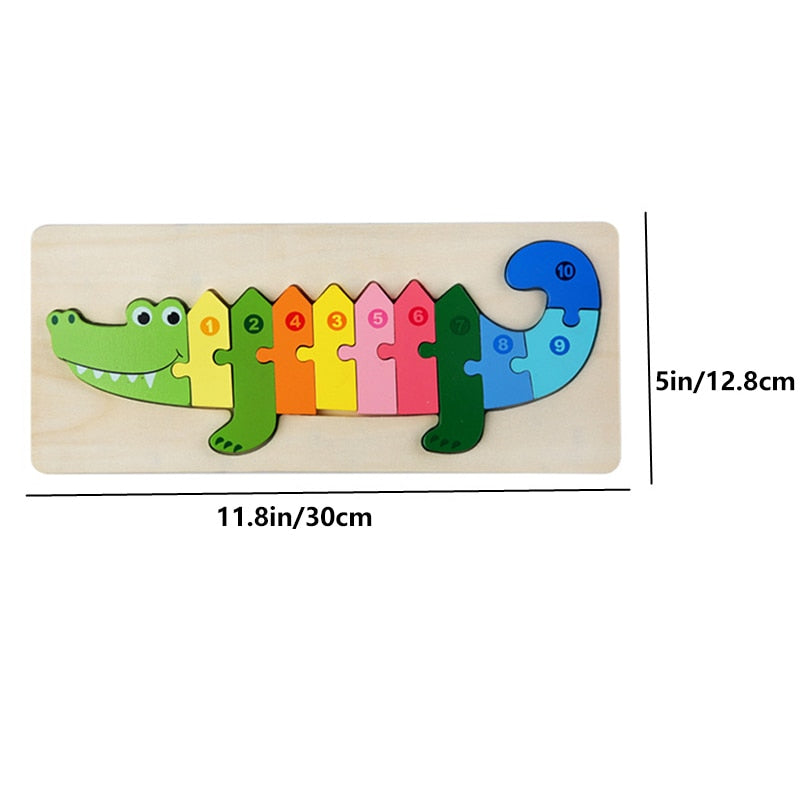 Tierpuzzle für neugierige Kinder - Entdecker-Puzzle