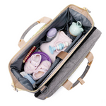 Wickeltasche mit integriertem, tragbarem Babybett – 3-in-1 Lösung