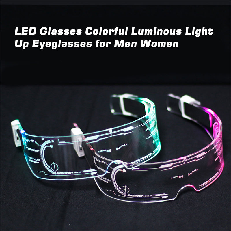 Strahlende LED-Brille NeonBlick