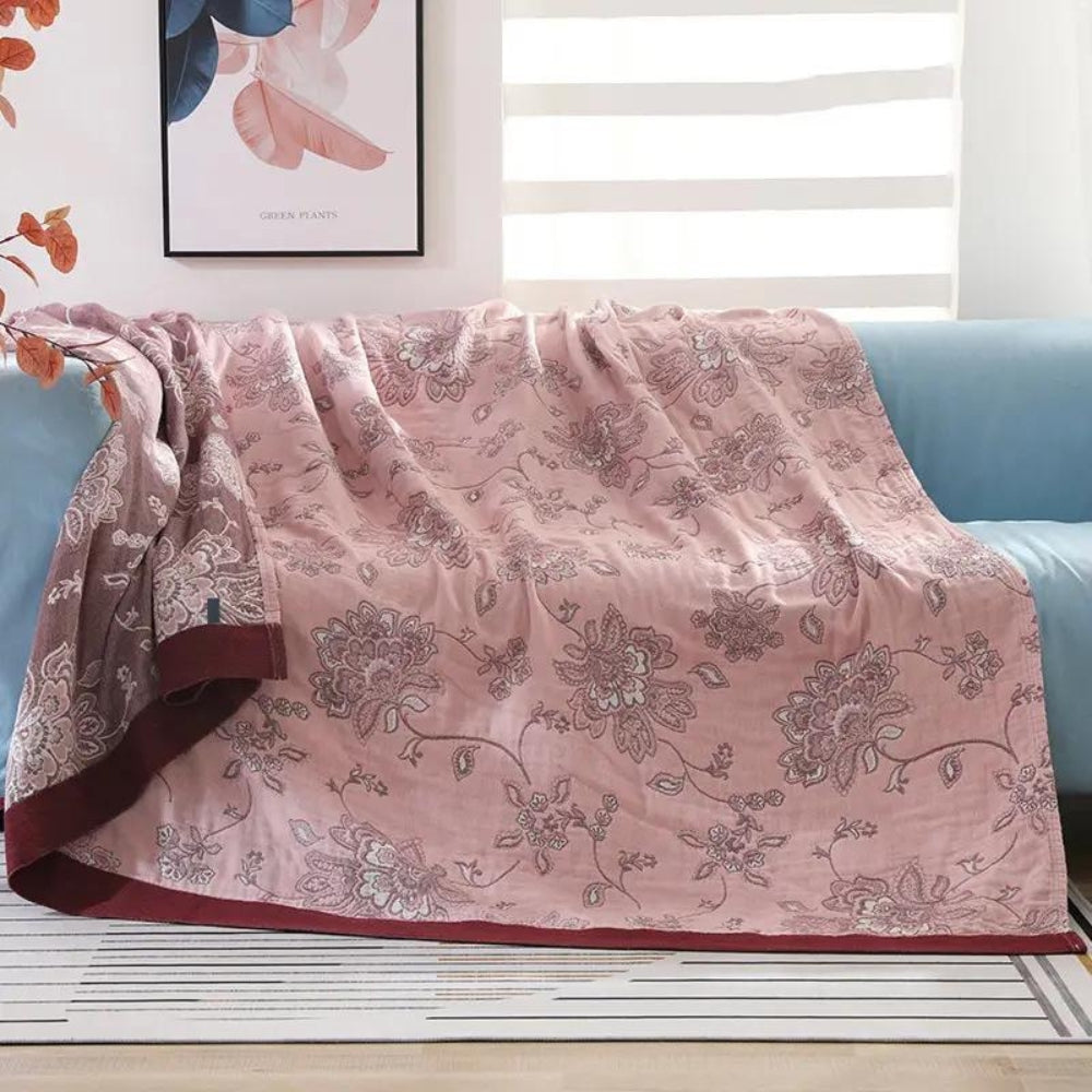 Blütenzauber Kuscheldecke für ganzjährigen Genuss