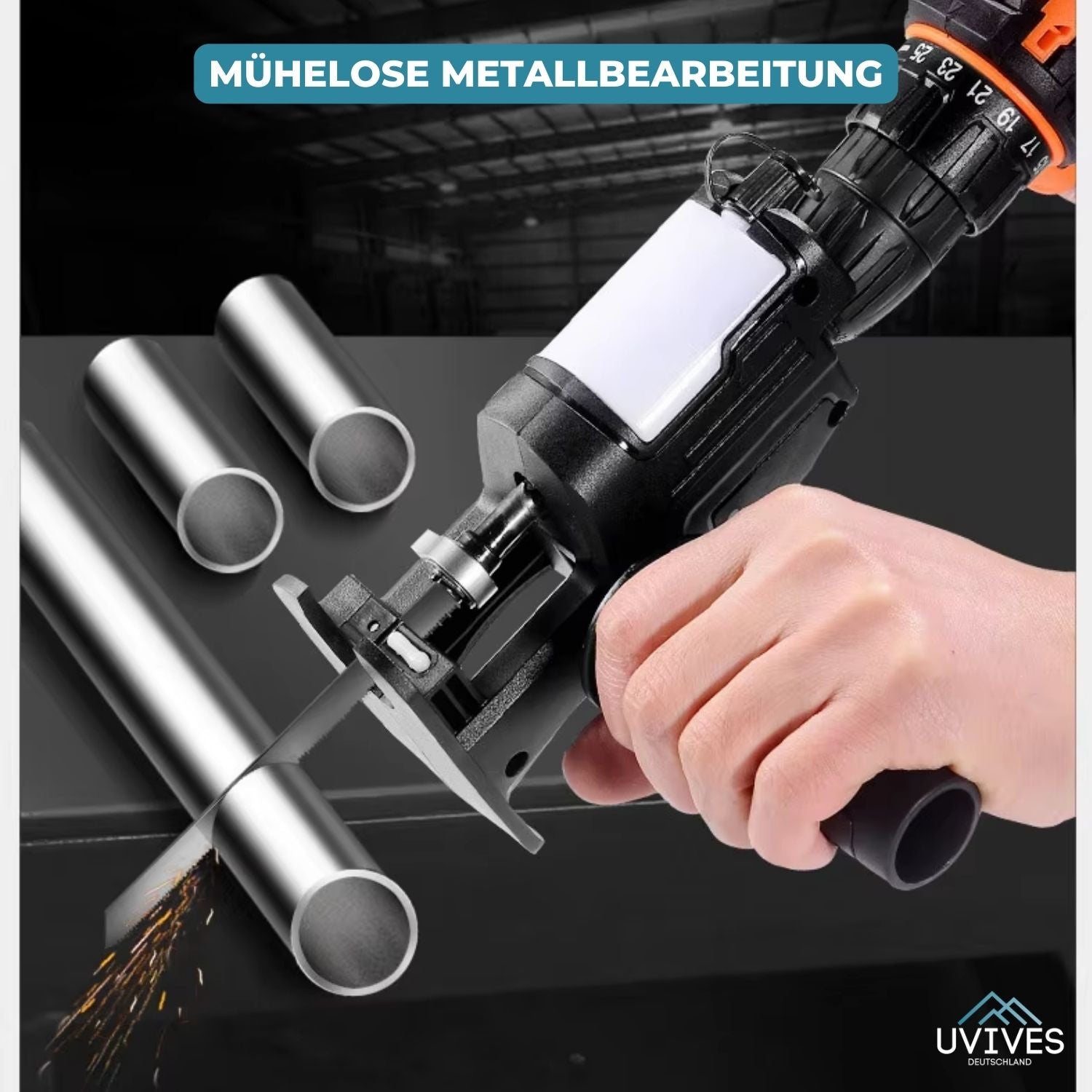 SawPro - Adapter for Drills for Woodworking