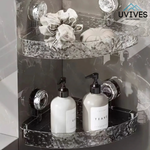 Corner Shelf with Suction Cup – Stylish Storage for Your Bathroom