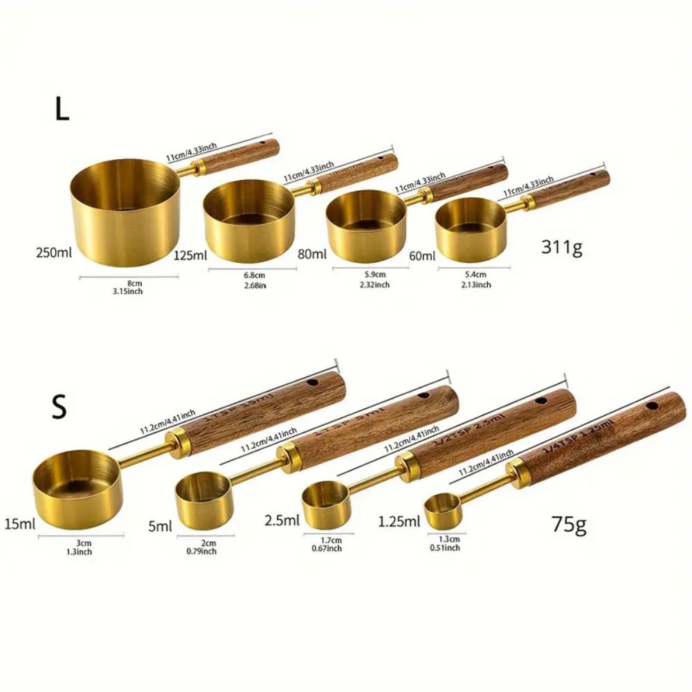 Elegantes Messlöffel-Set für die moderne Küche