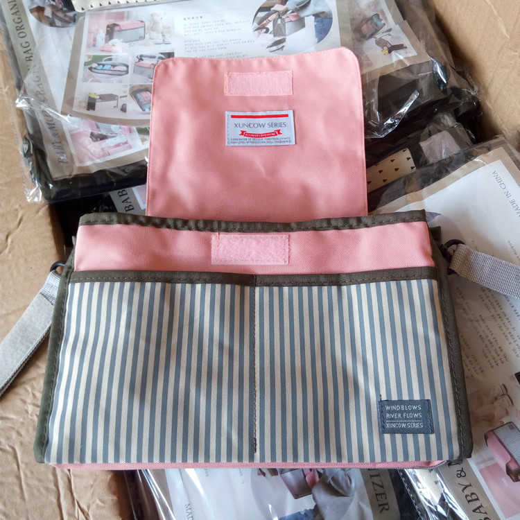 Wickeltasche in groß mit Fächern für Fläschchen, Windeln und mehr