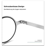 TitanVision | Ultraleichte Faltbare Lesebrille mit Blaulichtschutz