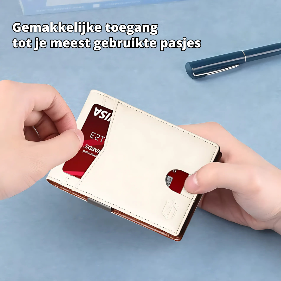 RFID Ledergeldbörse für Herren – Sicher, Dünn und Kompakt