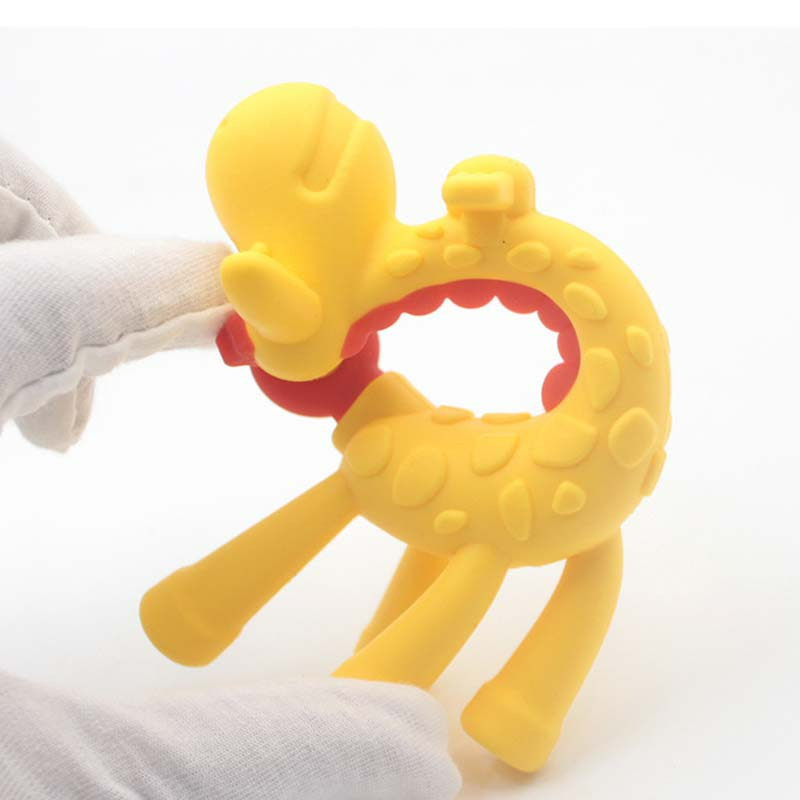 Silikon Beißspielzeug für Babys in Giraffenform