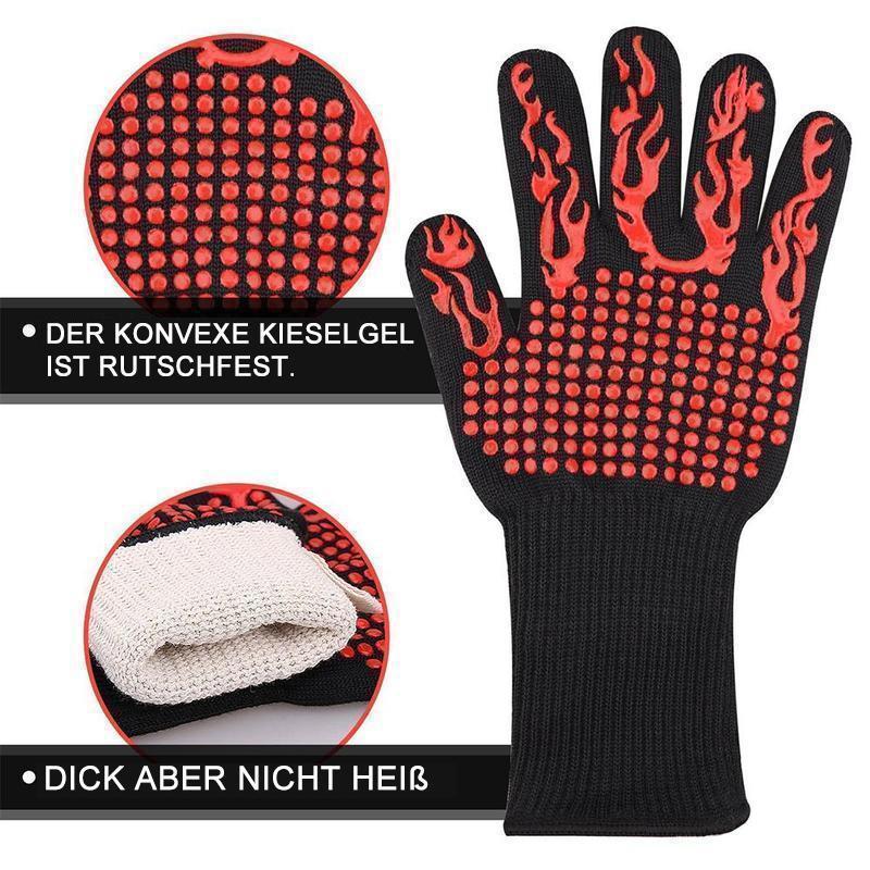 MaxiGrip Profi Grillhandschuhe – Hitzeschutz für alle Anwendungen