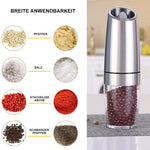Automatic spice grinder with gravity sensor