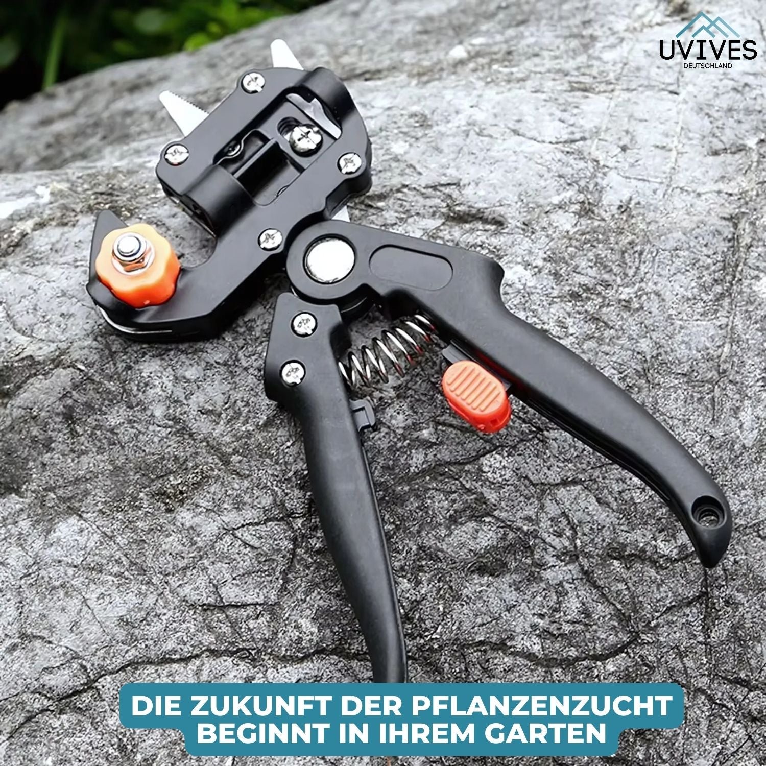 GardenMaster - 2-in-1 Grafting and Pruning Shears for Plants