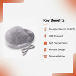 USB Heizkissen für die Füße - Bequeme Wärme für Zuhause
