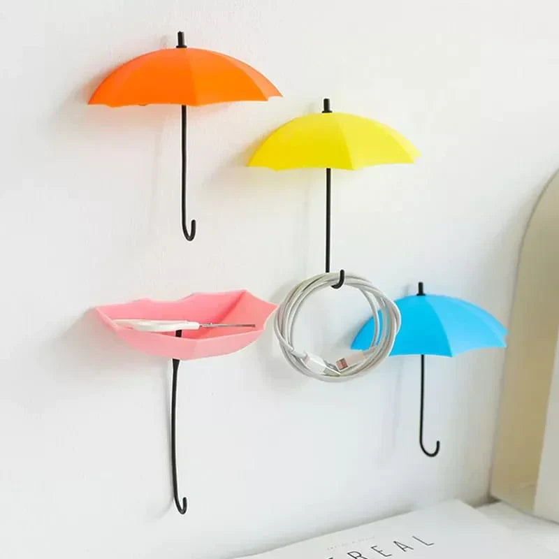 3er Set Regenschirmhaken