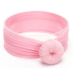 Knotenmuster Haarband für Mädchen – Weiches Baby Turban Stirnband