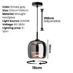 Elegante Pendelleuchte aus Glas - Modernes Design für Ihre Räume